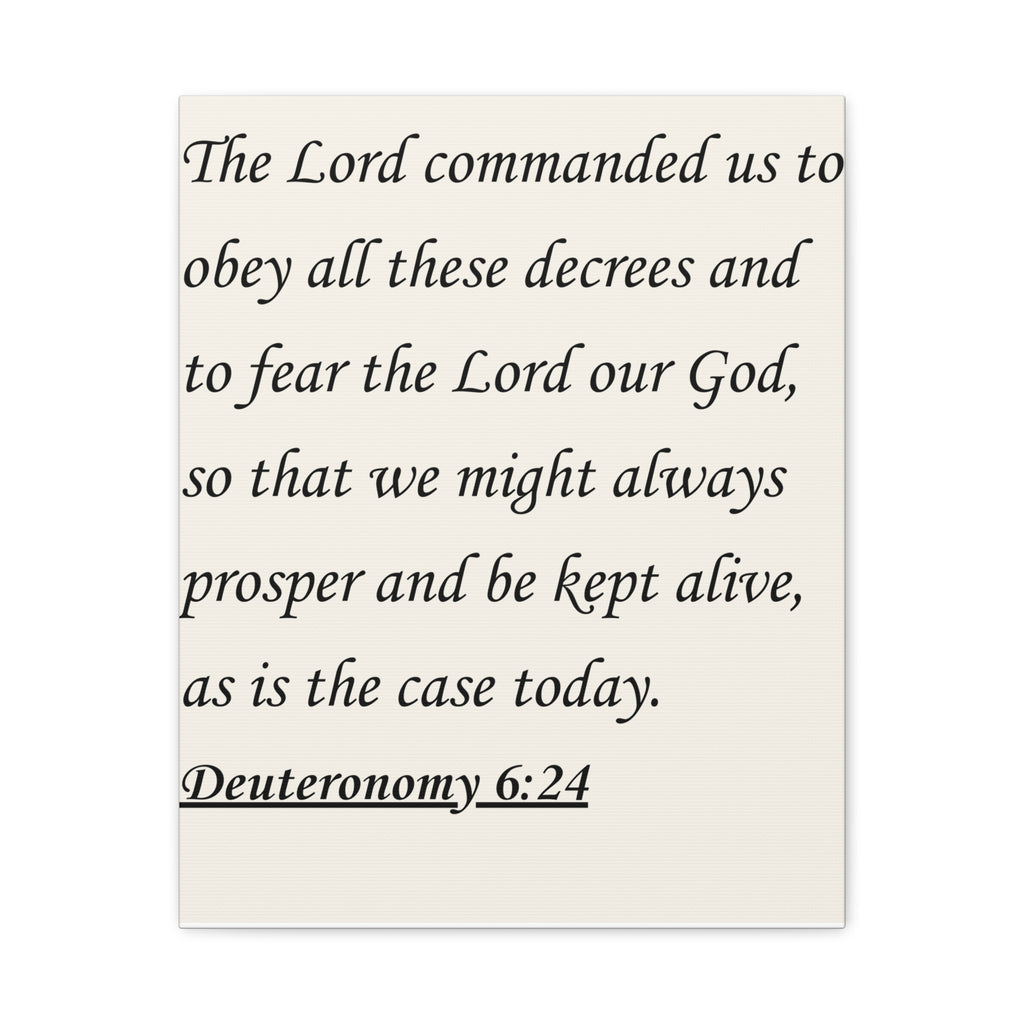 Deuteronomy 6:24