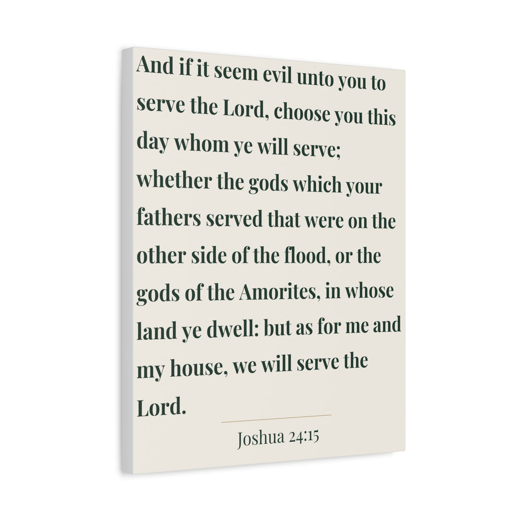 Joshua 24:15 Scripture Print