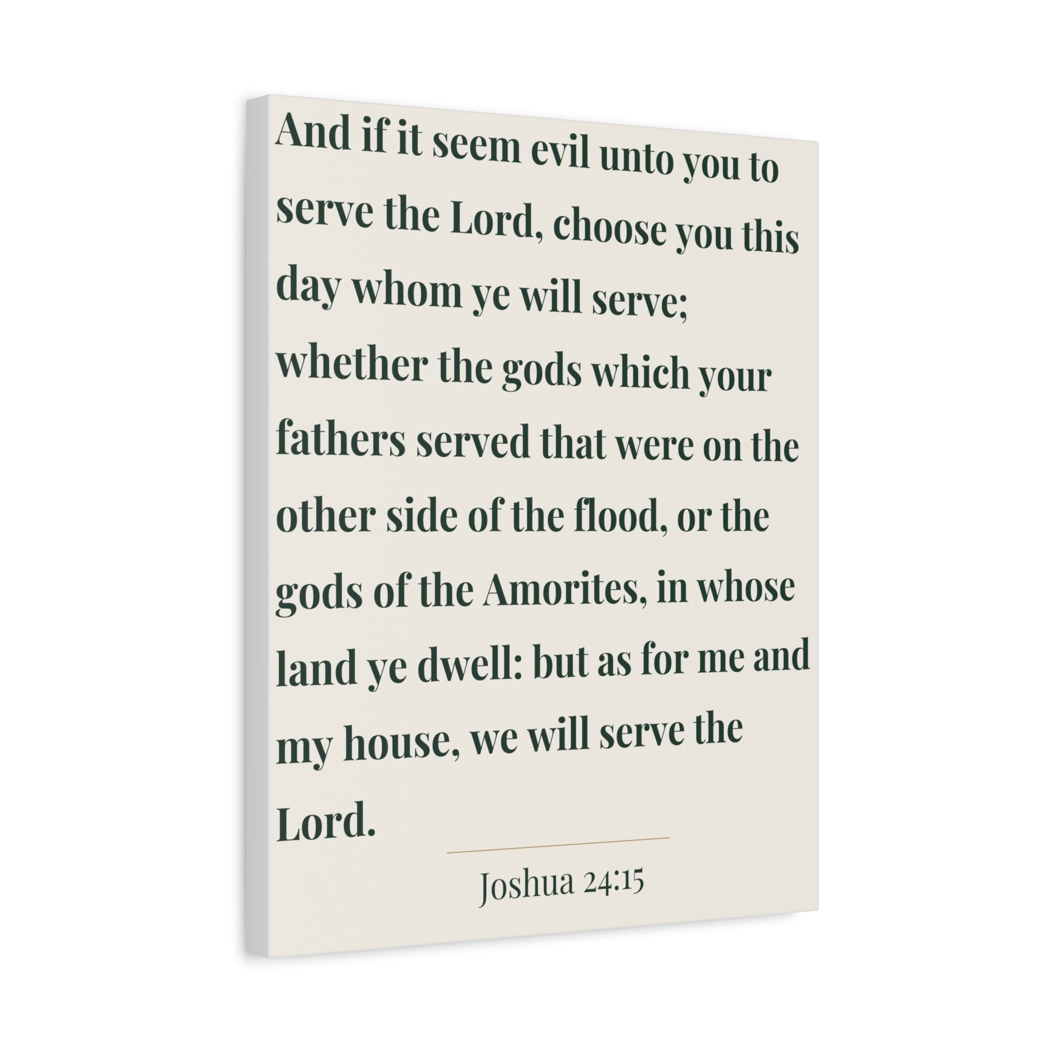 Joshua 24:15 Scripture Print