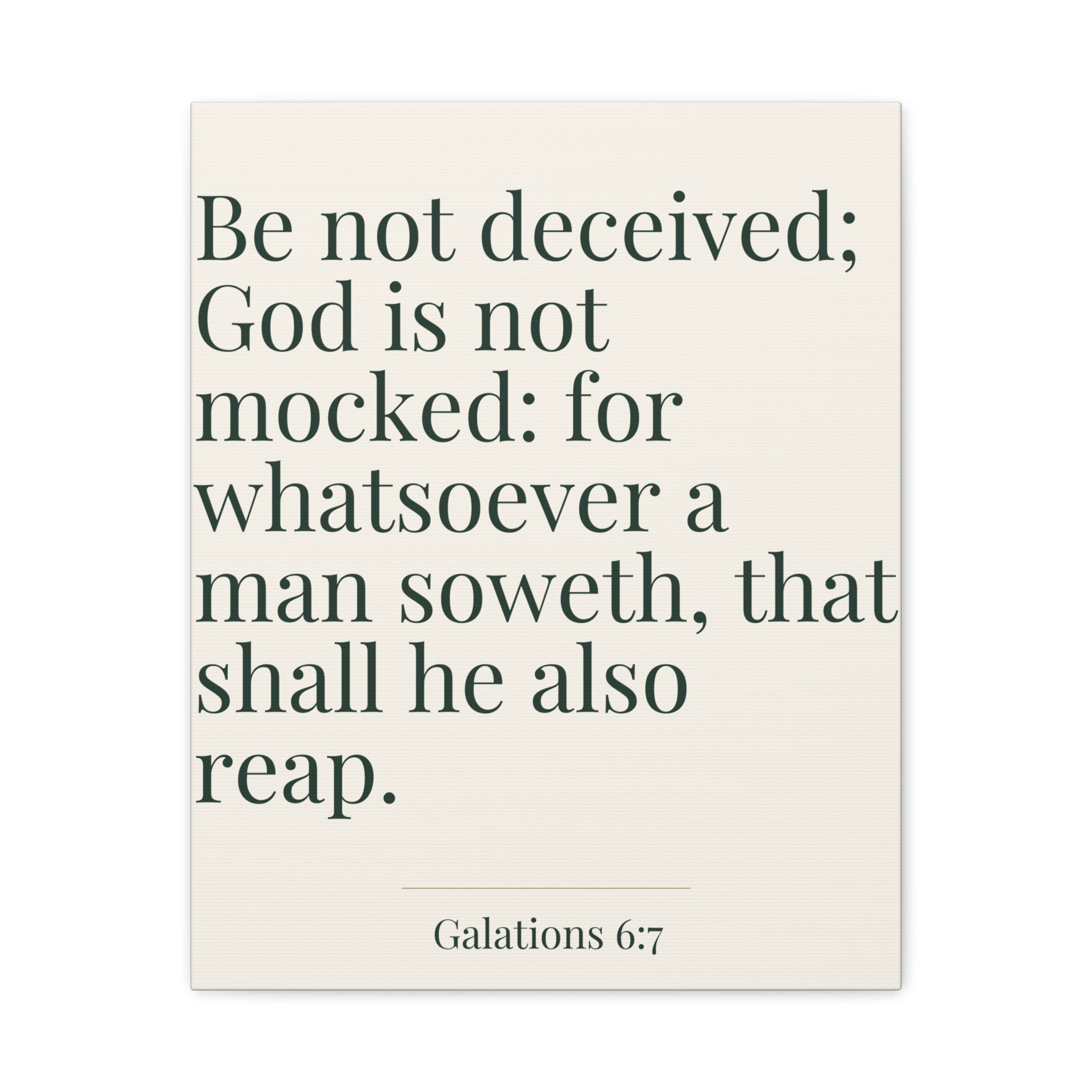 Galatians 6:7