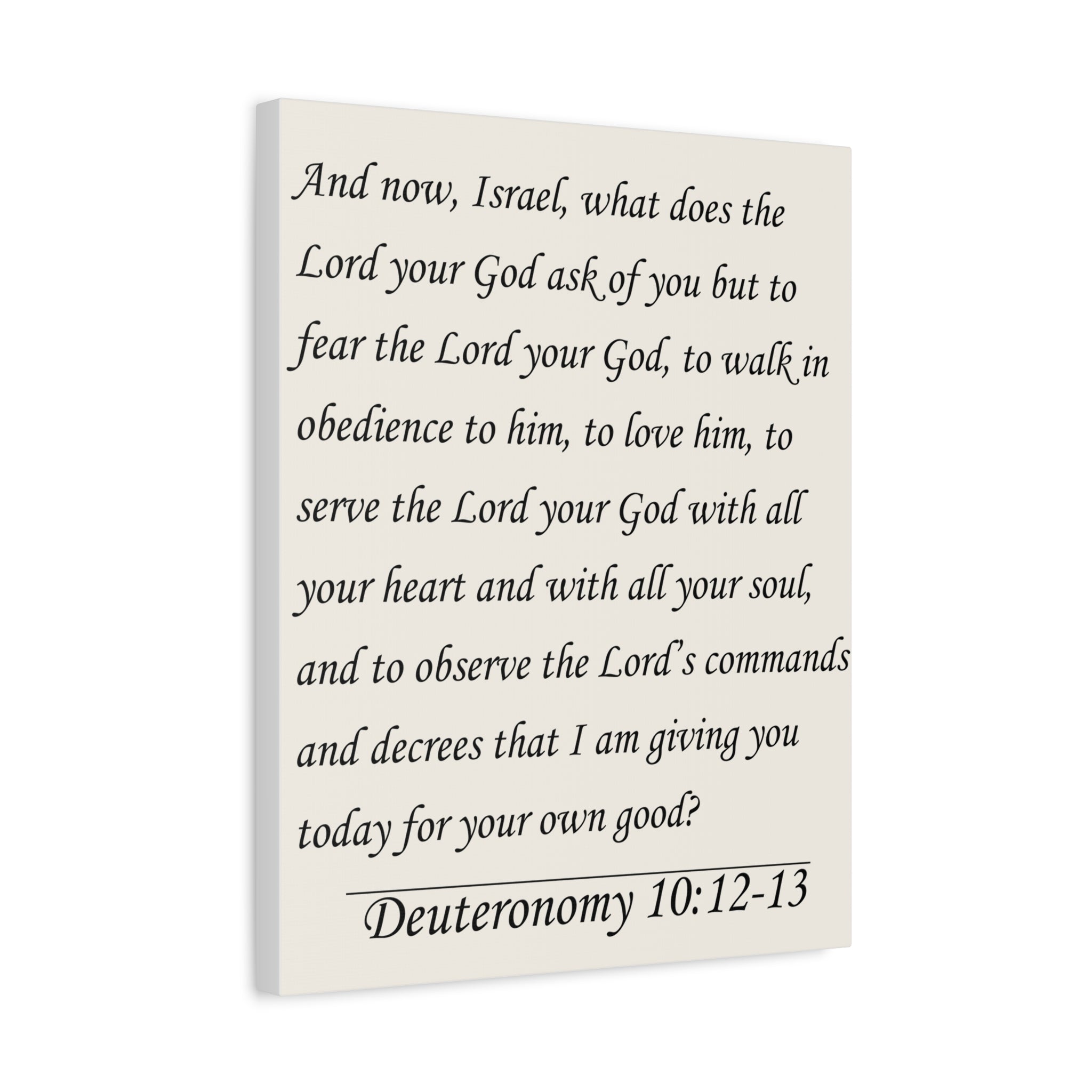 Deuteronomy 10:12-13