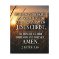 2 Peter 3:18