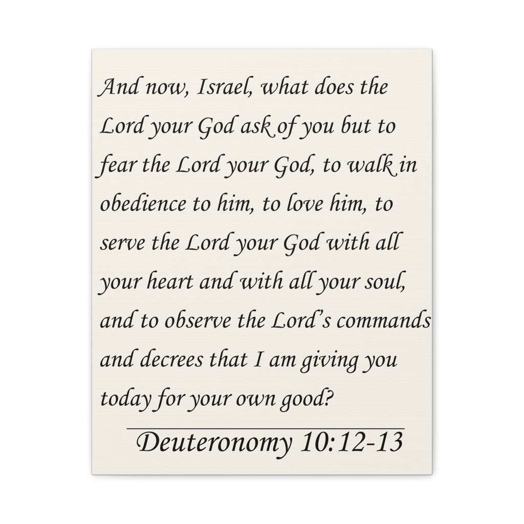 Deuteronomy 10:12-13