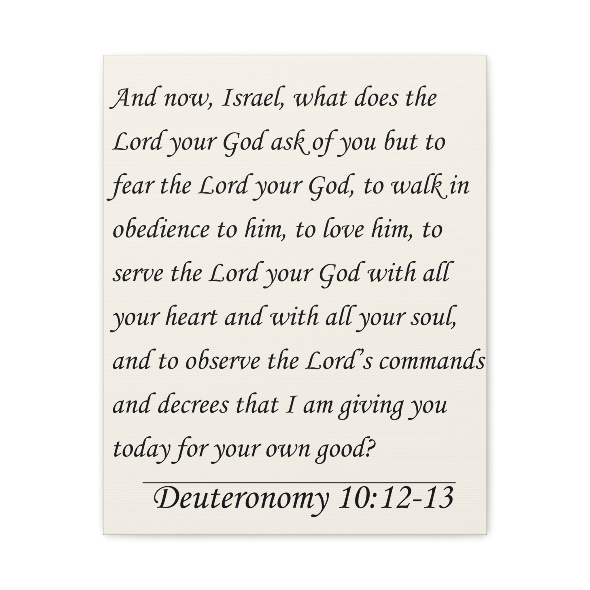 Deuteronomy 10:12-13