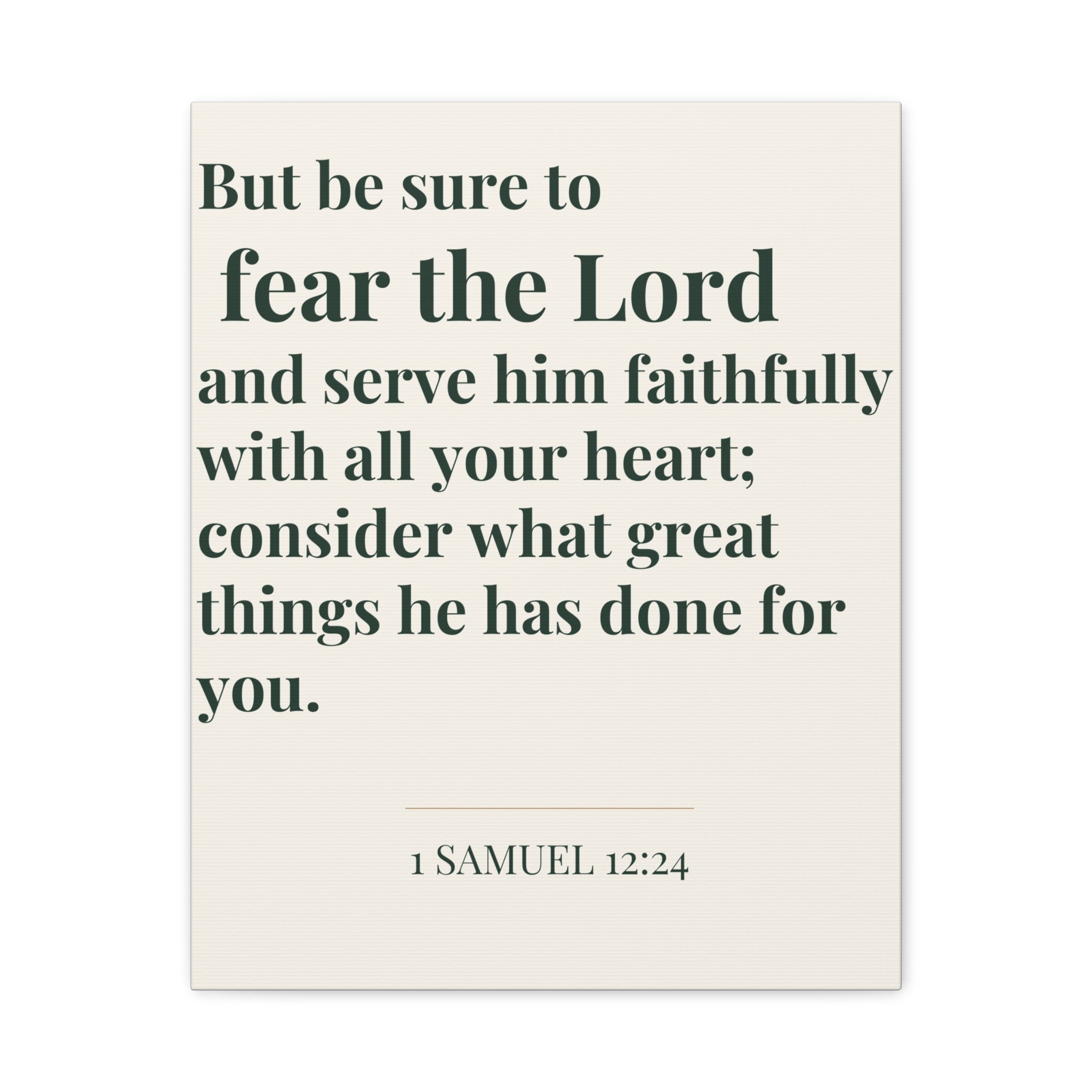 1 Samuel 12:24