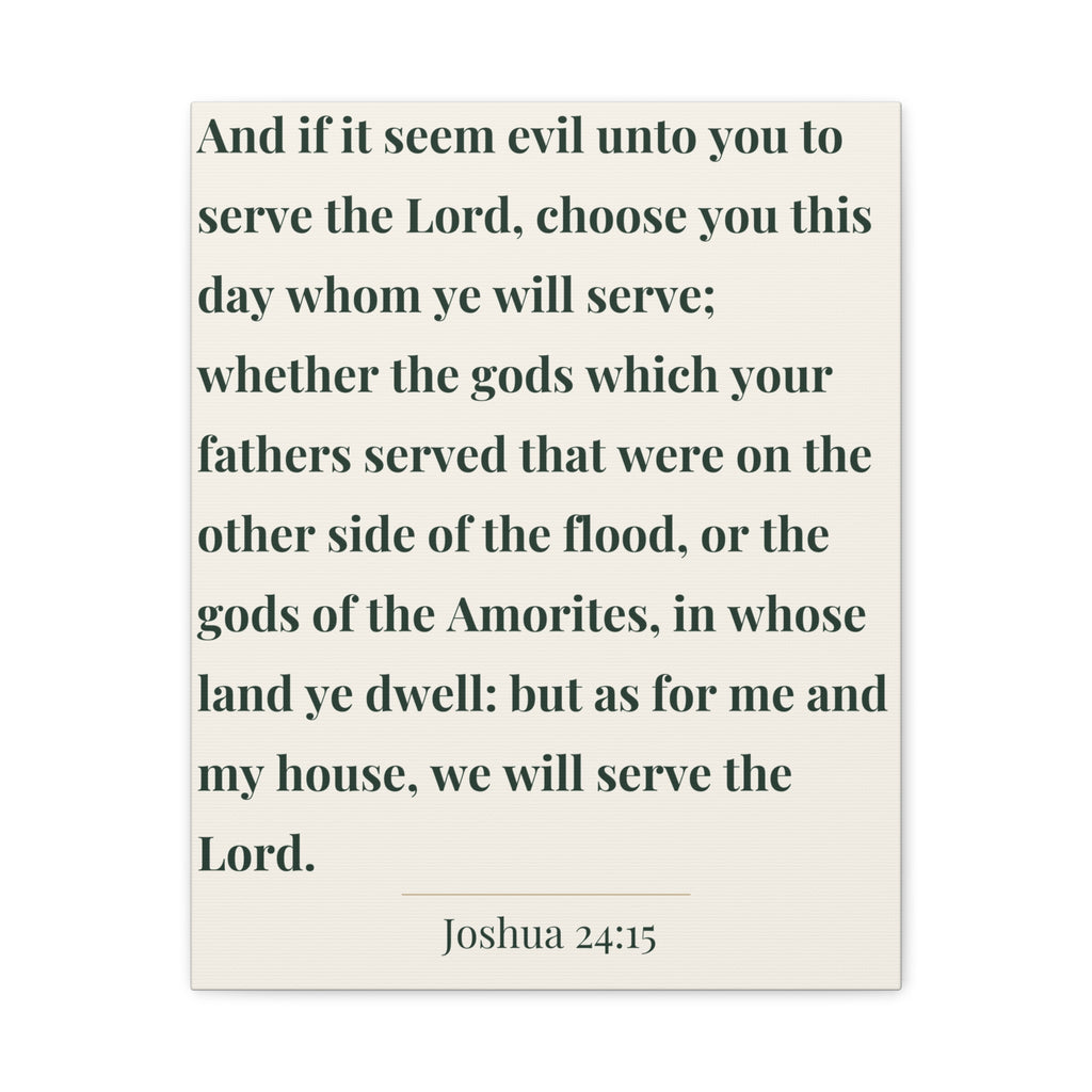 Joshua 24:15 Scripture Print