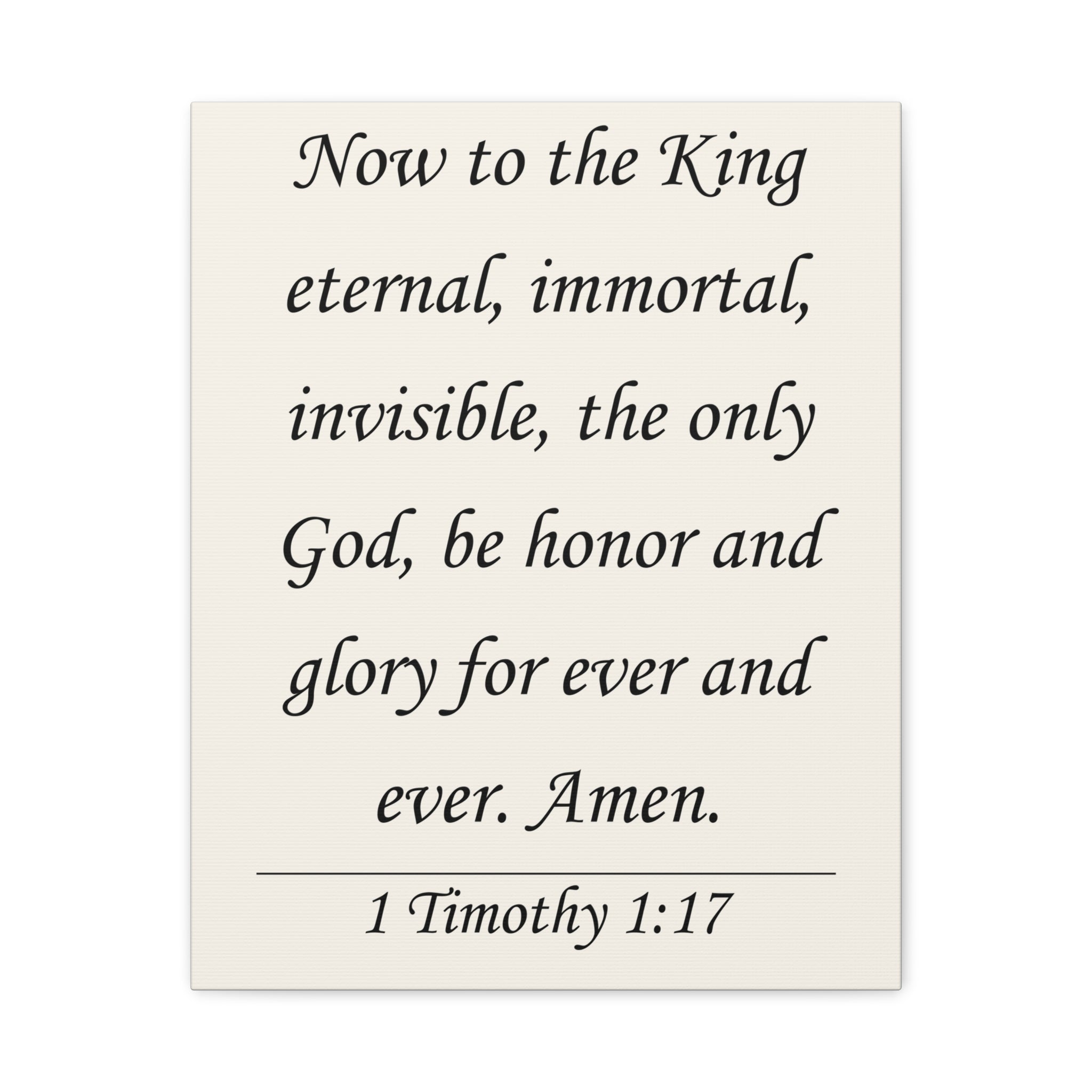 1 Timothy 1:17
