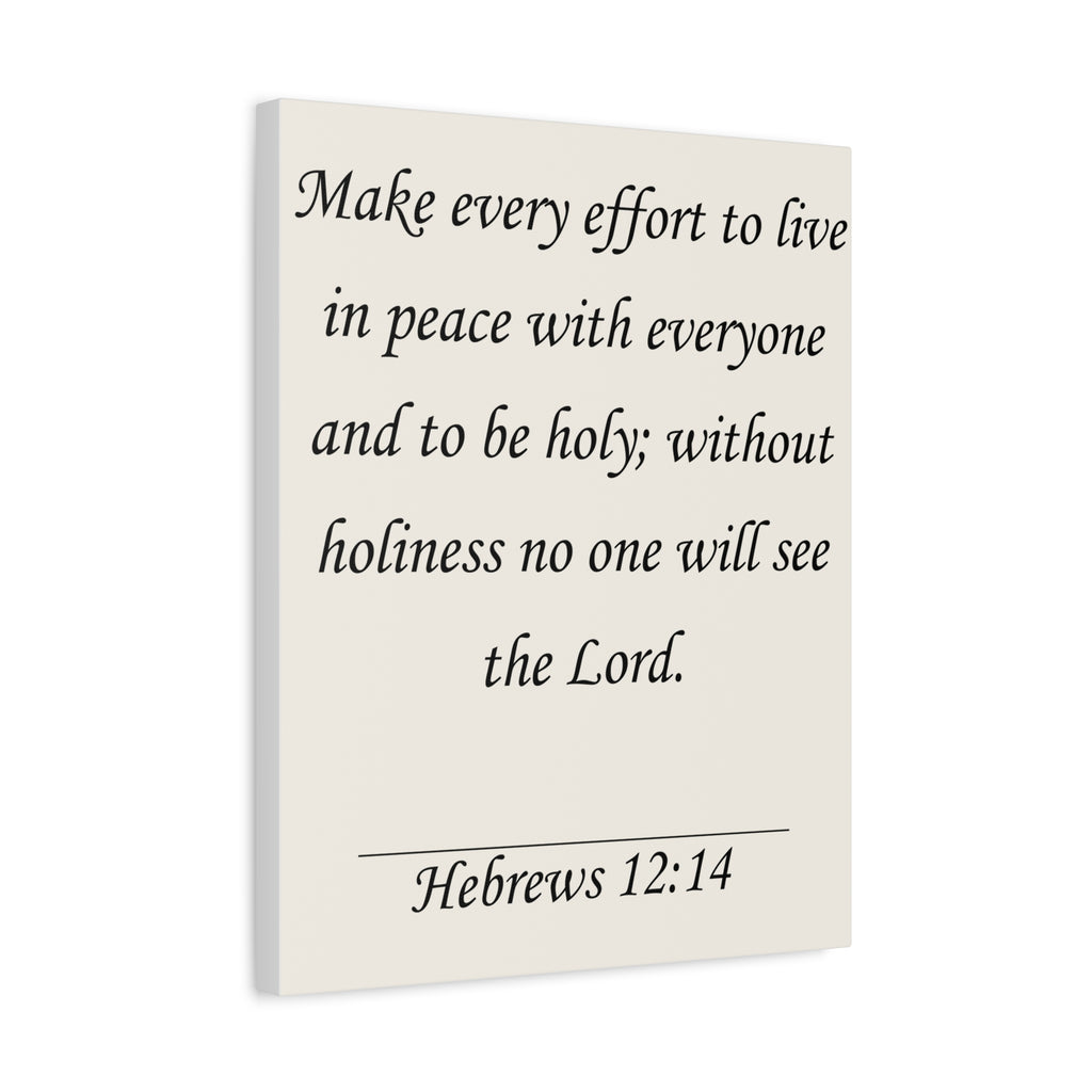 Hebrews 12:14