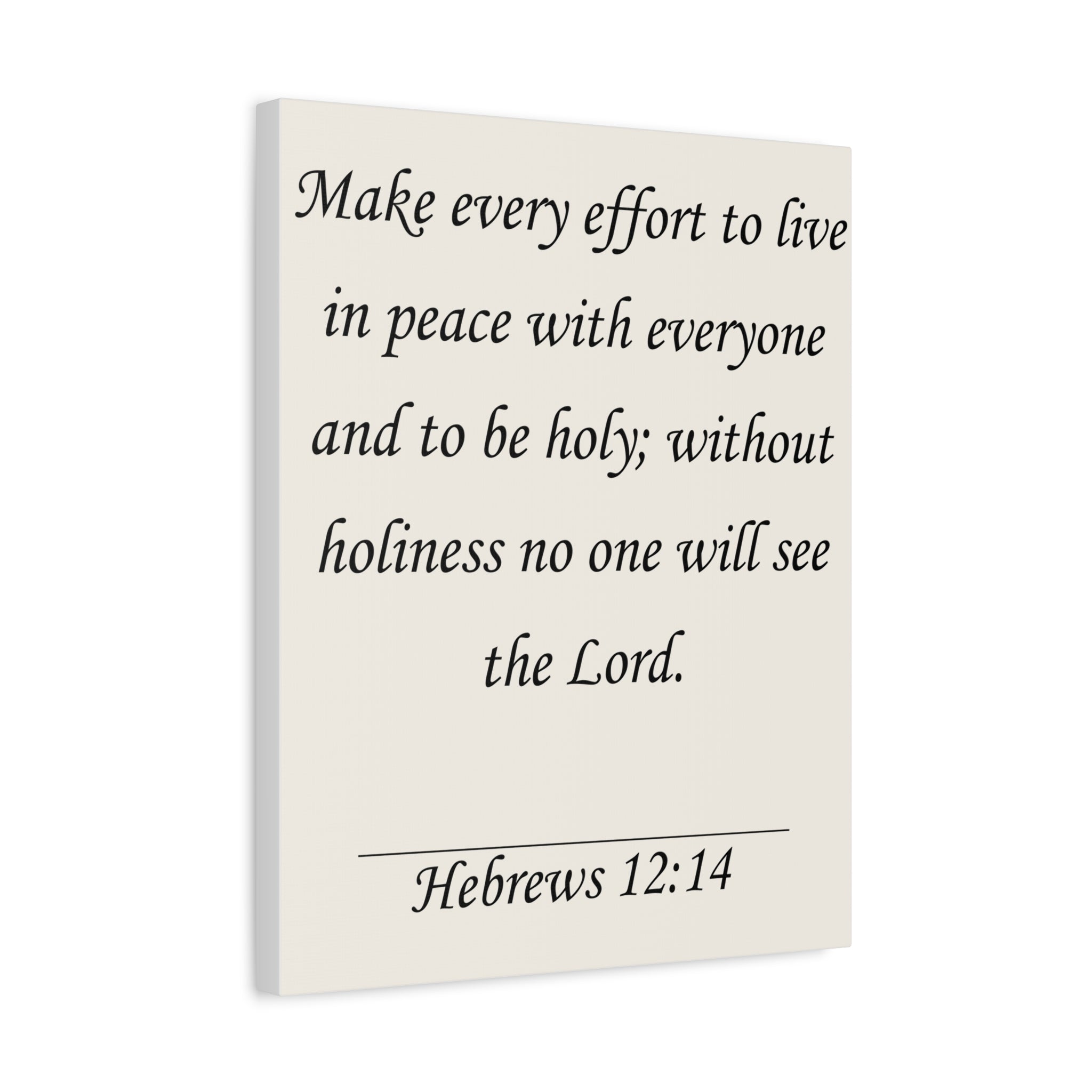 Hebrews 12:14