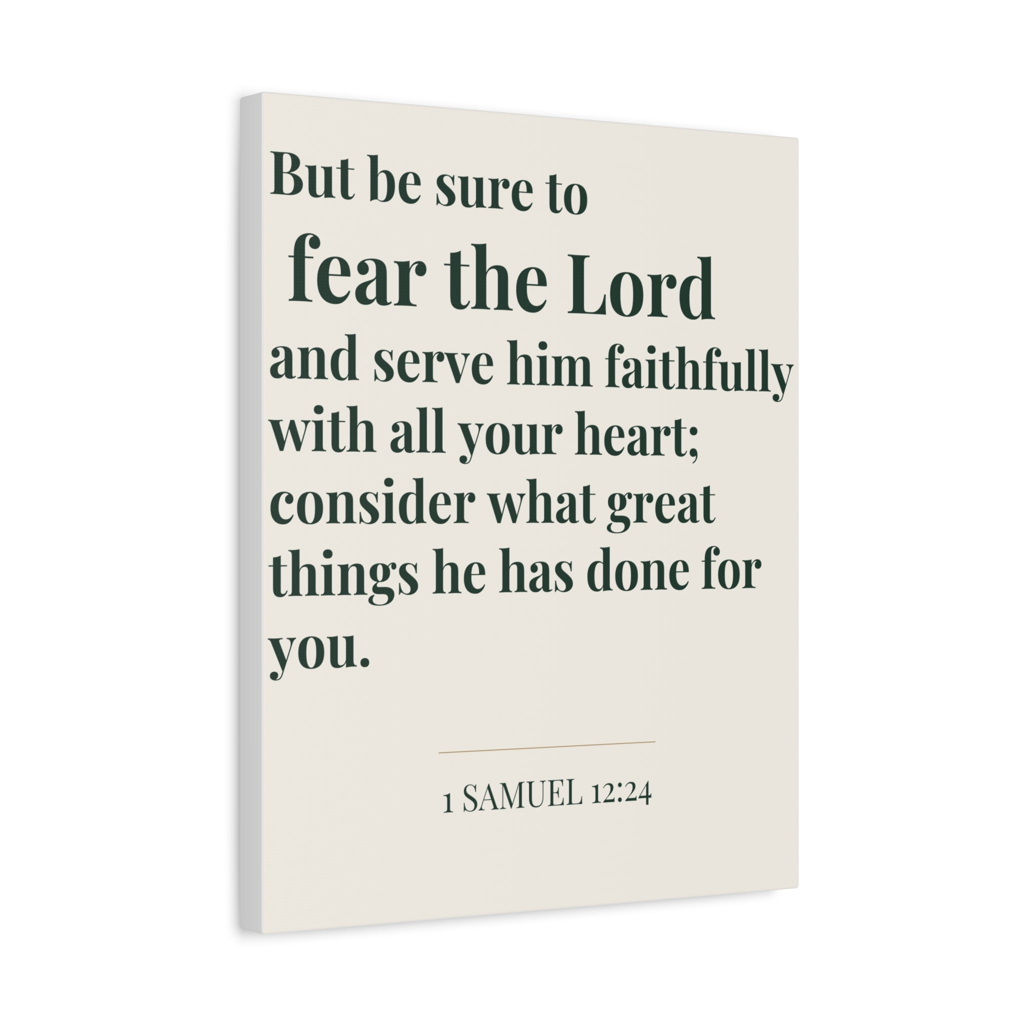 1 Samuel 12:24