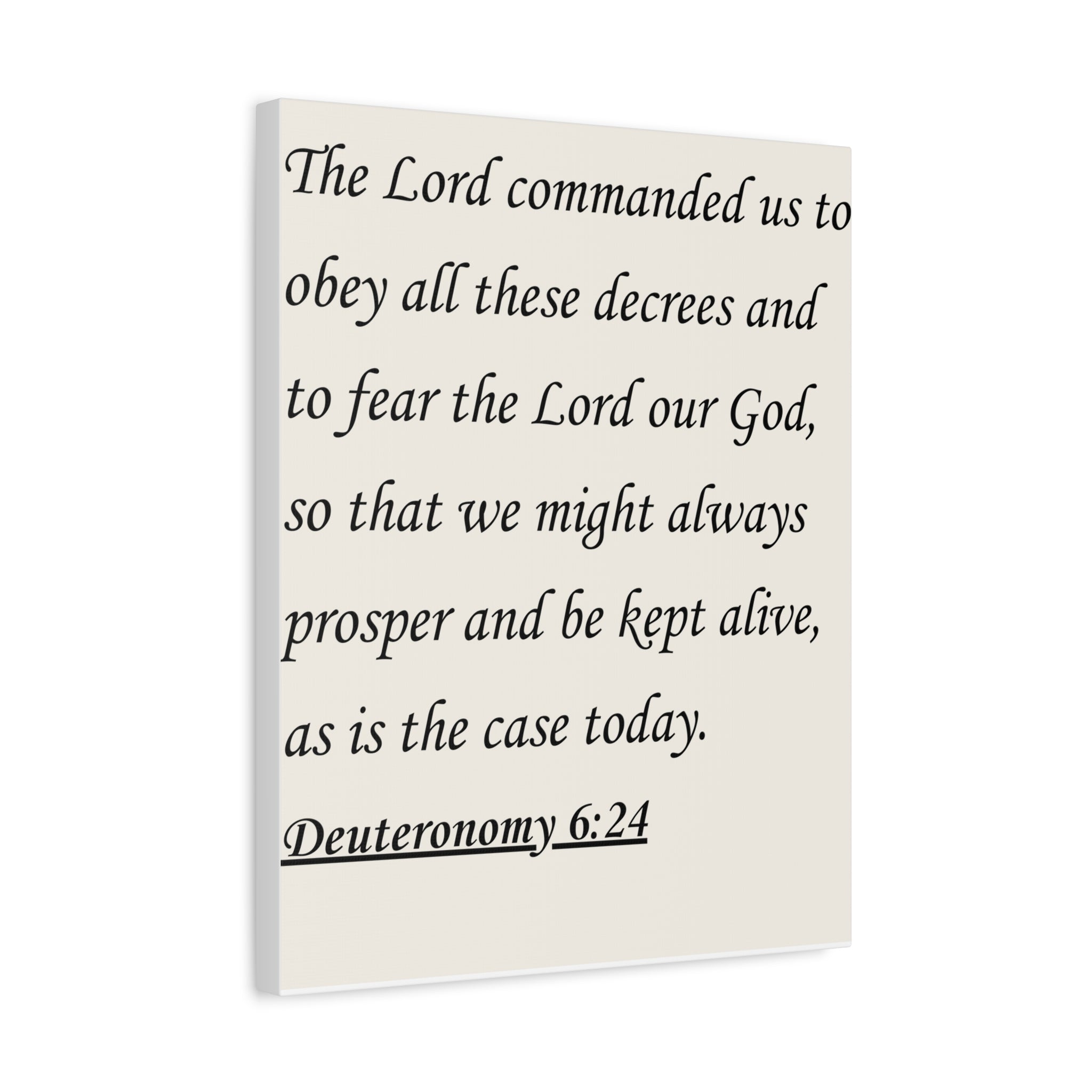 Deuteronomy 6:24