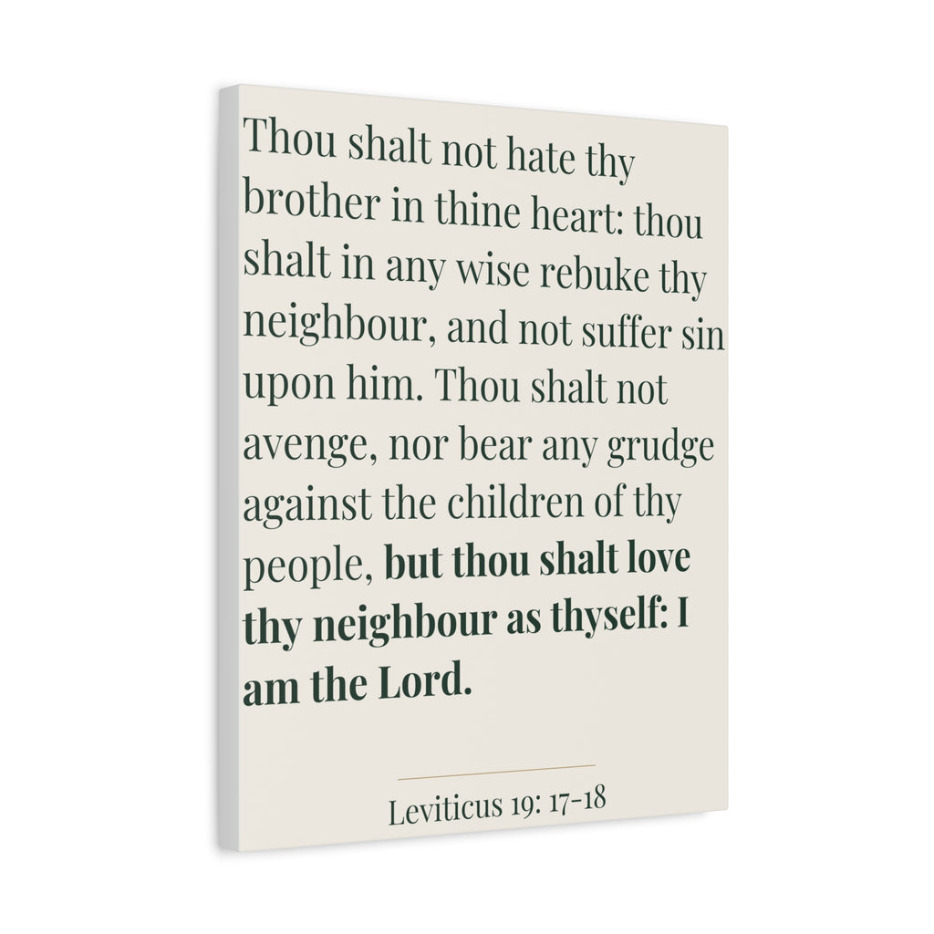 Leviticus 19:17-18