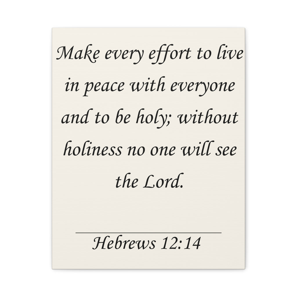 Hebrews 12:14