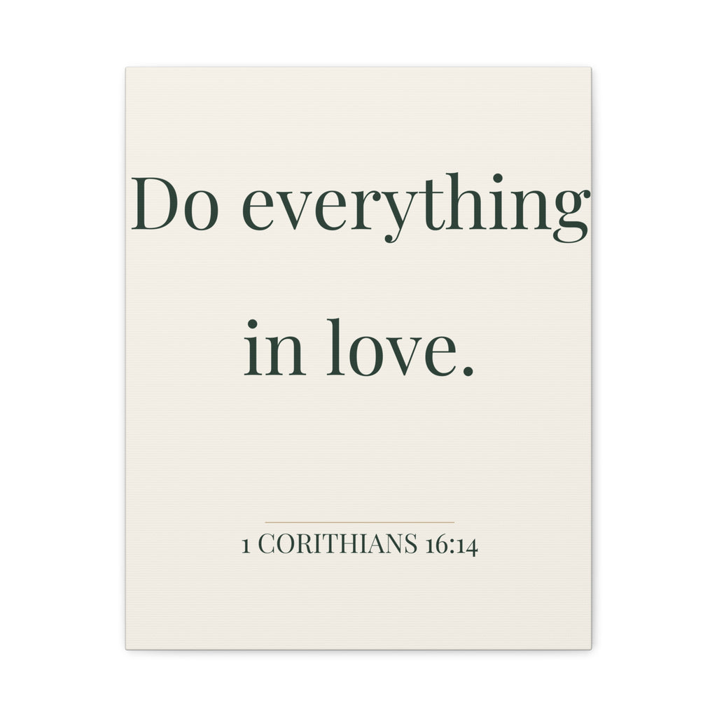 1 Corinthians 16:14